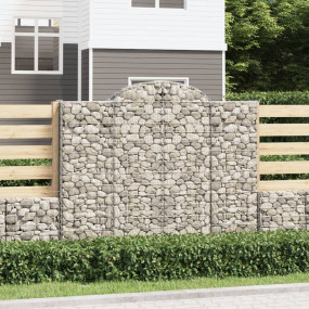 Gabion Basket Silver Galvanized iron 78.7 x 19.7 x 63.0...