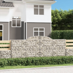 Gabion Basket Silver Galvanized Iron Large Sturdy Gabio...