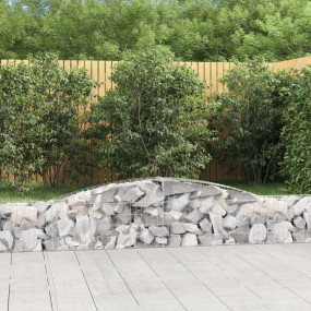 Gabion Basket Silver Galvanized iron 157.5 x 11.8 x 23....