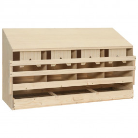 Chicken Laying Nest Brown, Natural Wood Color