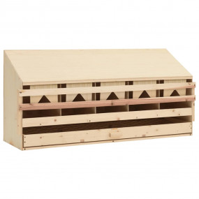 Chicken Laying Nest Brown and natural wood Solid Pine W...