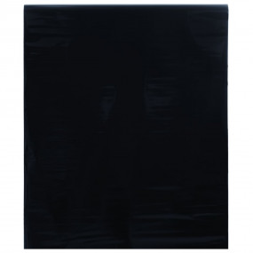 Window Film Black PVC 17.7 x 393.7 in Removable Covers