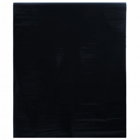 Window Film Black PVC 17.7x787.4 in Window Film Rectang...