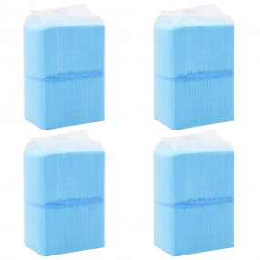 Pet Training Pad Set of 400 Blue and White