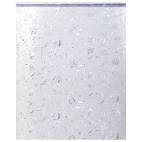 Window Film Frosted PVC 35.4 x 196.9 in Adjustable Armr...