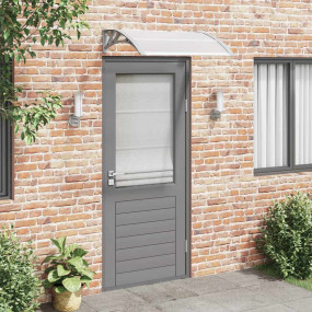 Door Canopy Grey, Transparent Polycarbonate, ABS, Alumi...
