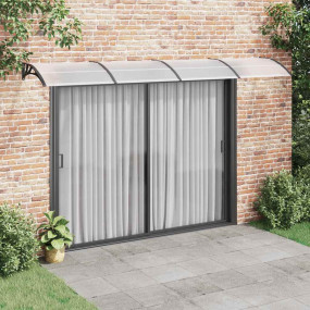 Door Canopy Black Polycarbonate, ABS, Aluminum 157.5 x ...