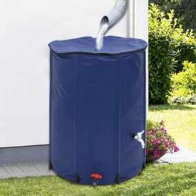 Water Tank Blue PVC Large Collapsible Water Tank Cylind...