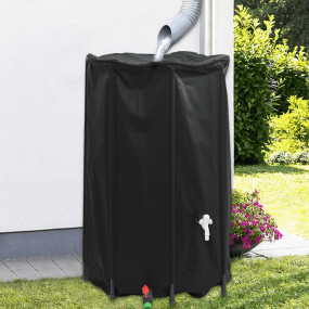 Water Tank Black PVC Large Collapsible Water Tank Cylin...