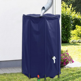 Water Tank Blue PVC Foldable Water Tank Cylindrical