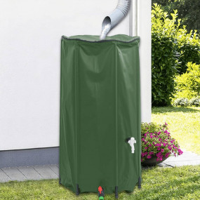 Water Tank Green PVC 26.4 gal Collapsible Water Tank