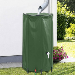 Water Tank Green PVC Large Foldable Water Tank Cylindri...