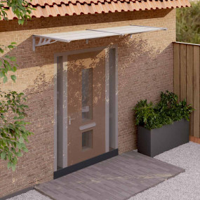 Door Canopy Grey and transparent