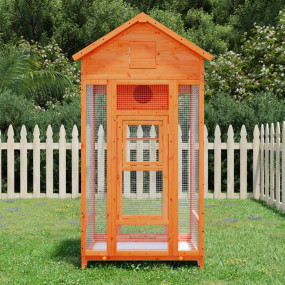Bird House Brown Solid pine wood, plywood Large Bird Ho...