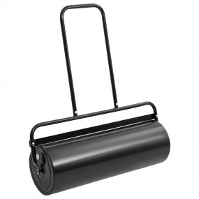 Lawn Roller Black Iron, Steel Large Rollable Lawn Rolle...