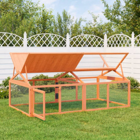 Run Box Brown Solid pine wood, plywood Large Durable Ru...