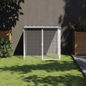 Chicken Cage Light Grey Galvanized Steel Medium Tough