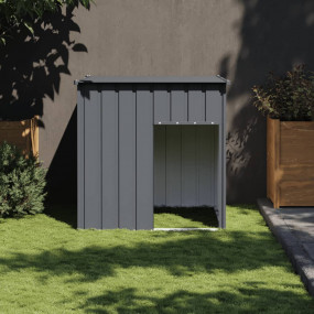 Dog House Anthracite Galvanized Steel 43.3x40.6x42.9 in...