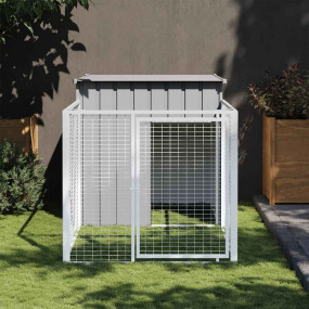 Dog House Light grey Galvanized steel 43.3 x 79.1 x 43....