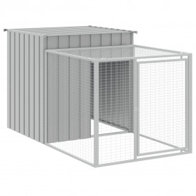 Chicken Cage Light grey Galvanized Steel Large Durable