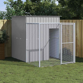 Chicken Cage Light Grey Galvanized Steel Large Chicken ...