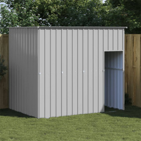 Dog House Light grey Galvanized Steel 84.3 x 60.2 x 71....