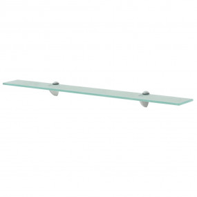 Floating Shelf Clear Tempered safety glass, Zinc alloy ...