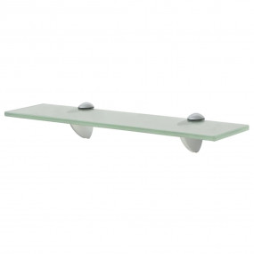 Floating Shelf Frosted Tempered safety glass, Zinc allo...