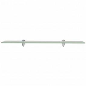 Floating Shelf Frosted Toughened safety glass and zinc ...