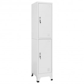 Locker Grey Steel Medium Locker Rectangular Industrial