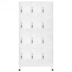 Locker Grey Steel Large Lockers Rectangular Industrial