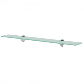 Floating Shelf Clear Tempered safety glass 27.6 x 7.9 i...