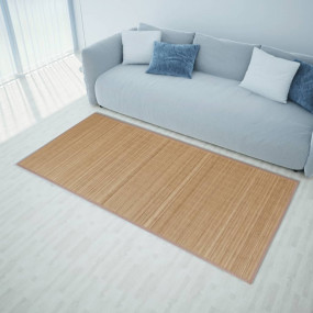 Carpet Brown Bamboo, Polypropylene, PVC 47.2 x 70.9 in ...
