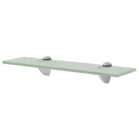 Floating Shelf Frosted Tempered safety glass, Zinc allo...