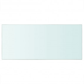 Glass Panel Clear Tempered Glass 19.7 x 9.8 in Glass Sh...