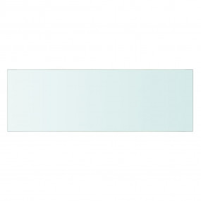 Glass Panel Clear Tempered Glass 23.6 x 7.9 in Glass Sh...