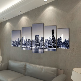 Canvas Painting Monochrome Canvas, Wood Medium