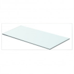 Glass Panel Clear Tempered glass 23.6x9.8 in Glass surf...