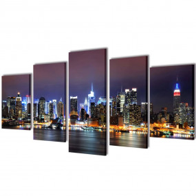Canvas Painting Colorful Wood and waterproof canvas Lar...