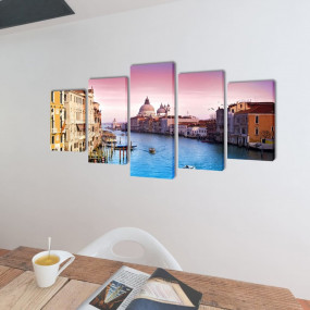 Canvas Painting Colorful Canvas, Wood 78.7 x 39.4 in