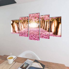 Canvas Painting Multicolor Wood and canvas Large