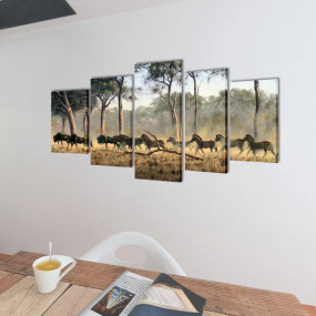 Canvas Painting Multicolor Wood frame + waterproof canv...