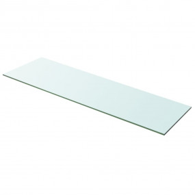 Glass Panel Clear Tempered Glass 39.4x11.8 in Glass She...