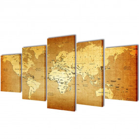 Canvas Painting Brown Canvas, Wood 39.4 x 19.7 in