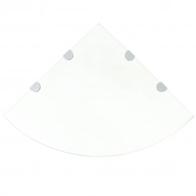 Corner Shelf Clear Tempered glass Medium Corner Shelf
