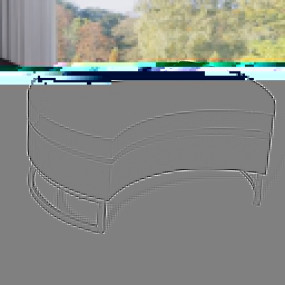 Coffee Table High gloss black MDF and Stainless Steel