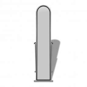 Mirrors Grey Lacquer Coated Steel Extra Tall Tiltable