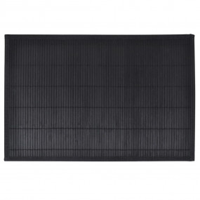 Placemat Black Bamboo, Polyester Extra Large Non-slip P...