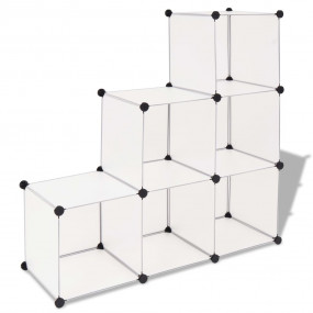 Storage Cube Organizer White