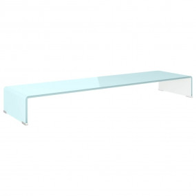 TV Stand Green Tempered glass, plastic 43.3 in Sleek TV...